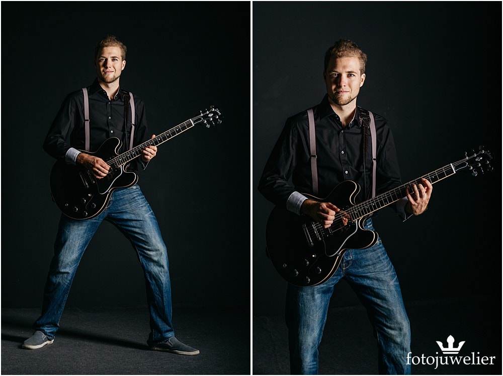 Businessportraits Musiker mit Gitarre